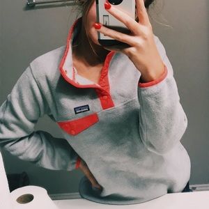 girls pink&grey patagonia!!